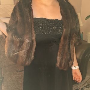 Vintage mink shawl